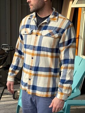 Patagonia Men's Fjord Plaid Button-Up Flannel